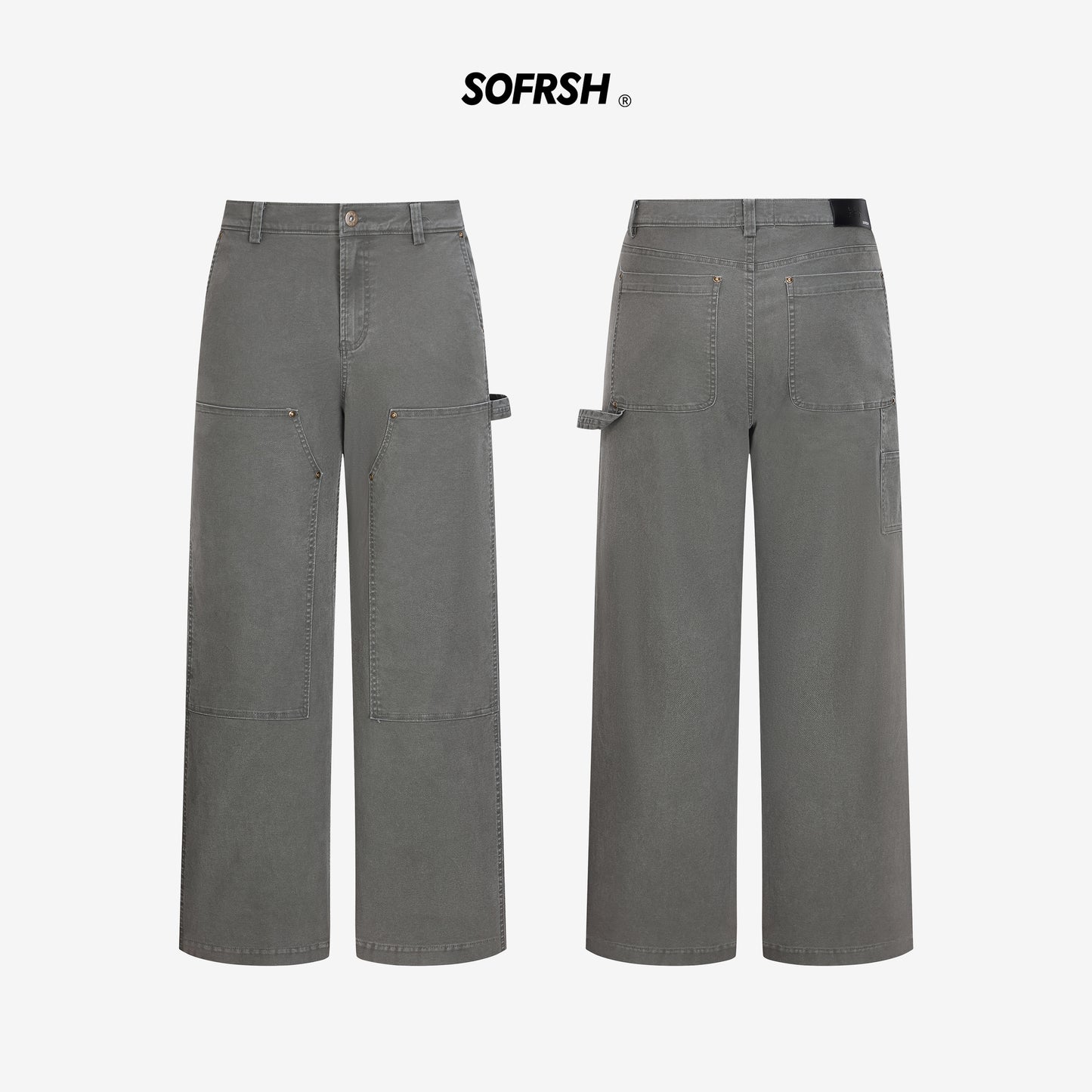 SOFRSH Cargo Pant - Smoke Grey