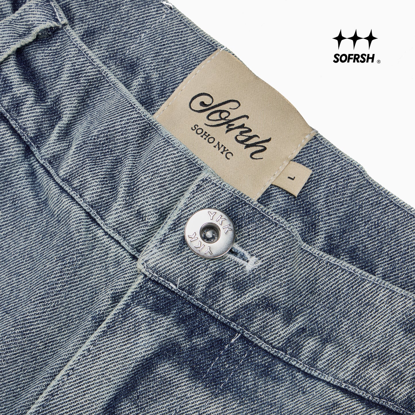 SOFRSH Mid Rise Vintage Straight Jean - Vintage Blue