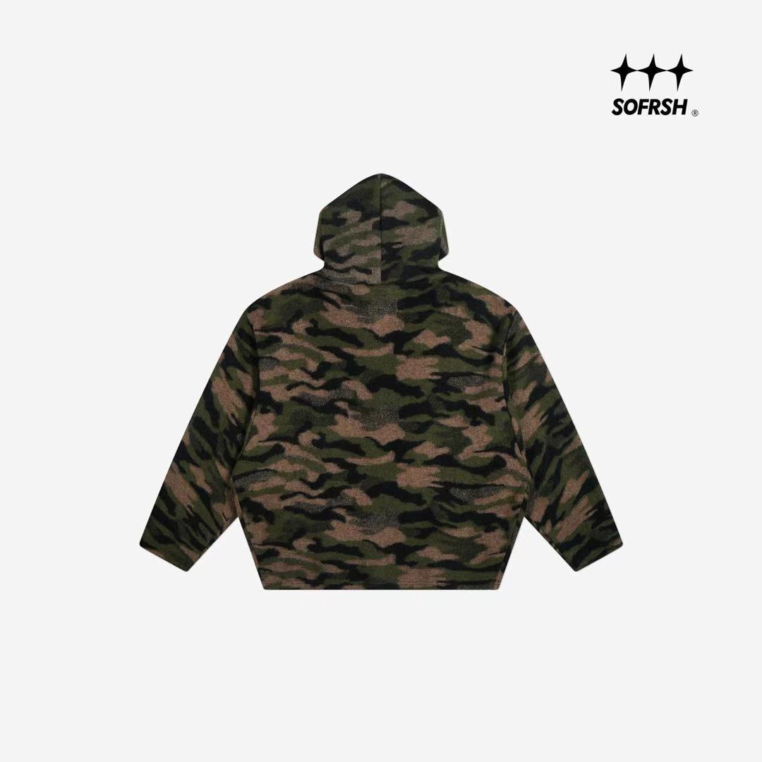 SOFRSH Camo Sherpa Hoodie - Camo