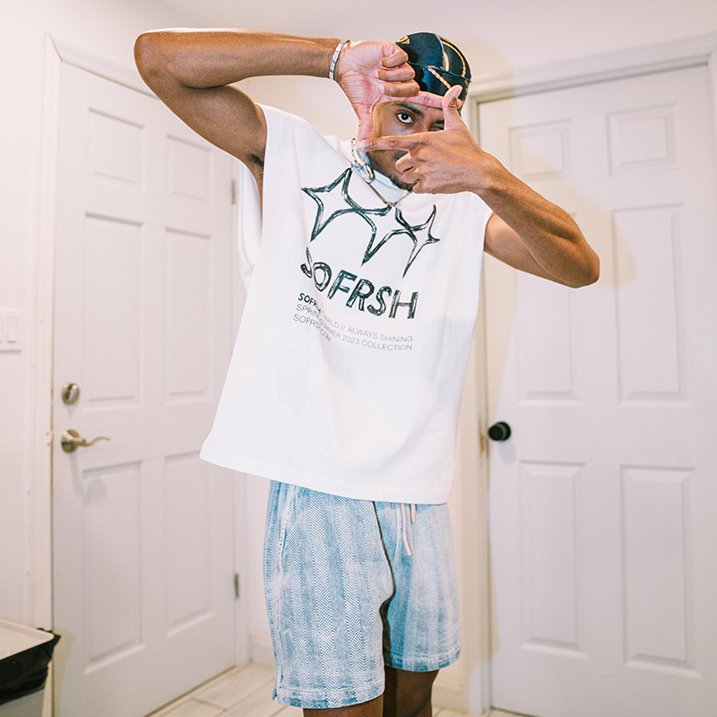SOFRSH Washed Shorts - Stripe