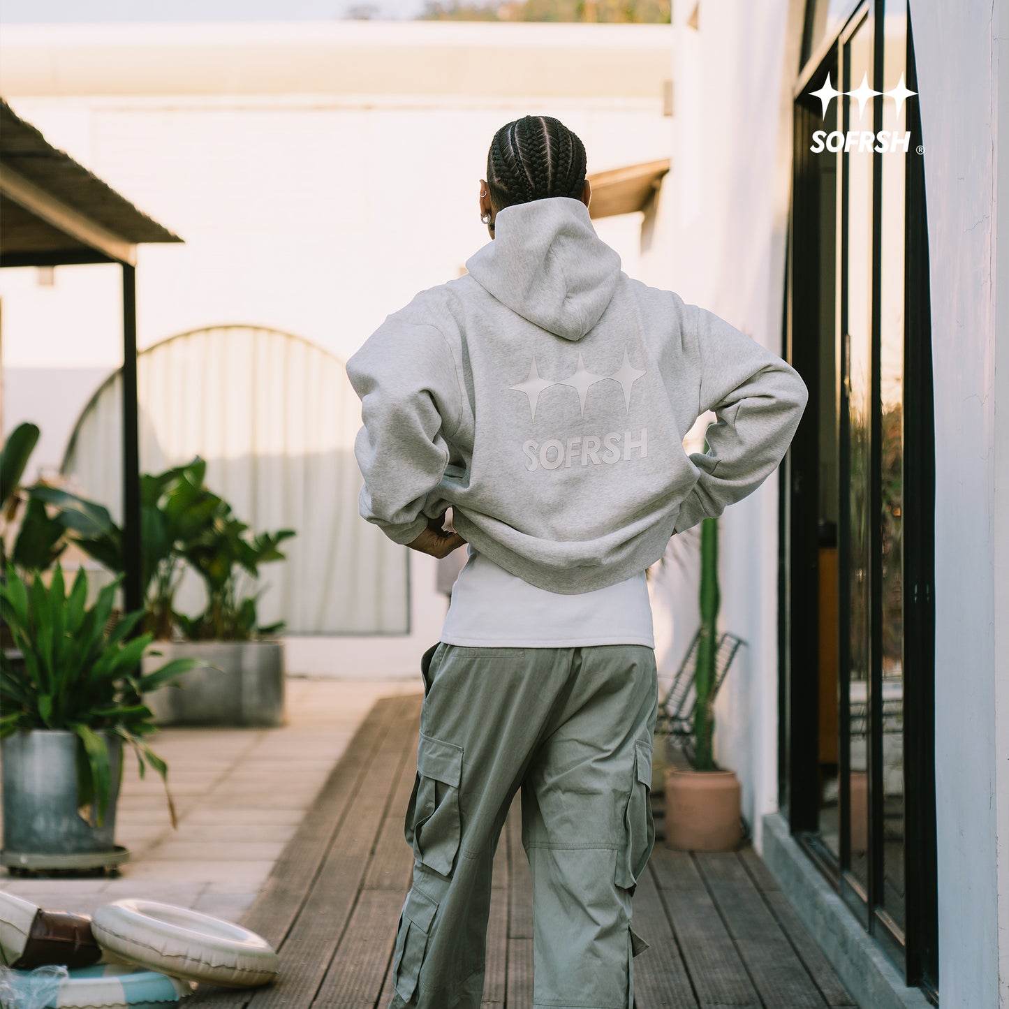 SOFRSH ICON Hoodie - Grey