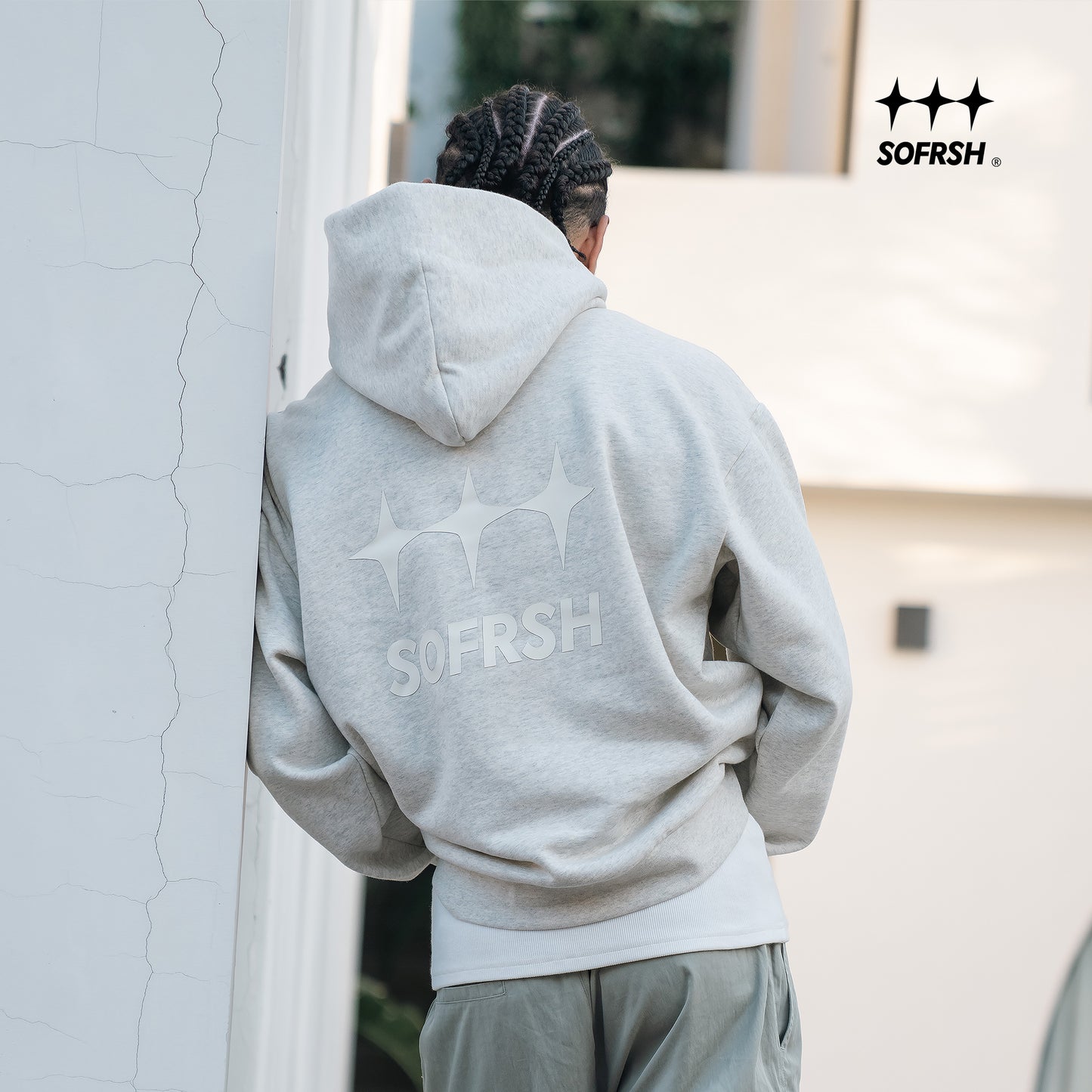 SOFRSH ICON Hoodie - Grey
