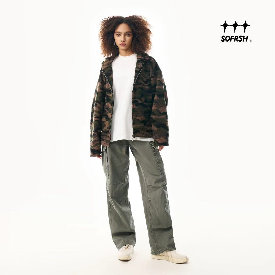 SOFRSH Camo Sherpa Hoodie - Camo