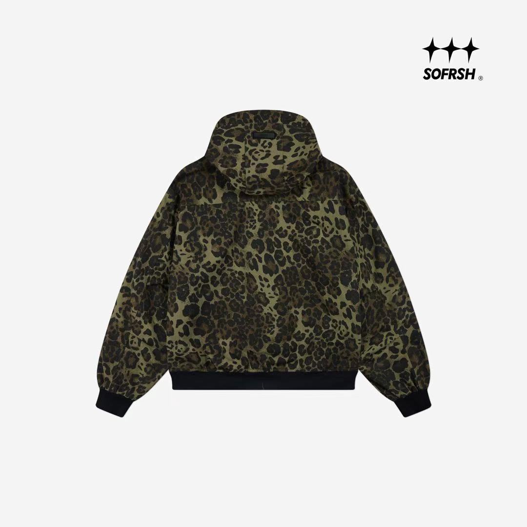 SOFRSH Zip-Up Hoodie - Leopard