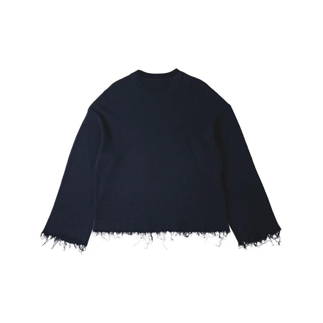 SOFRSH Waffle Pullover - Dark Blue