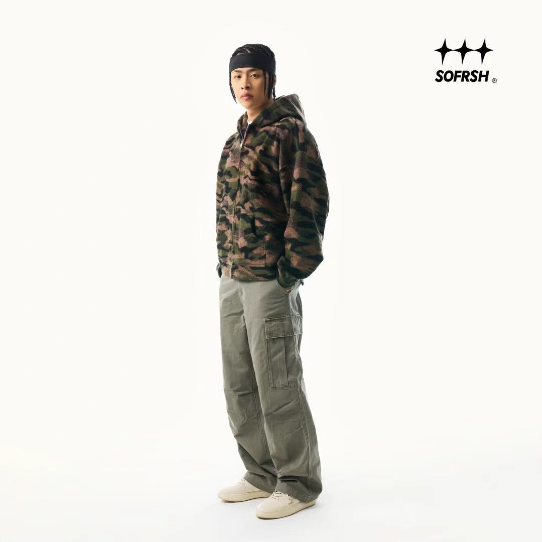 SOFRSH Camo Sherpa Hoodie - Camo