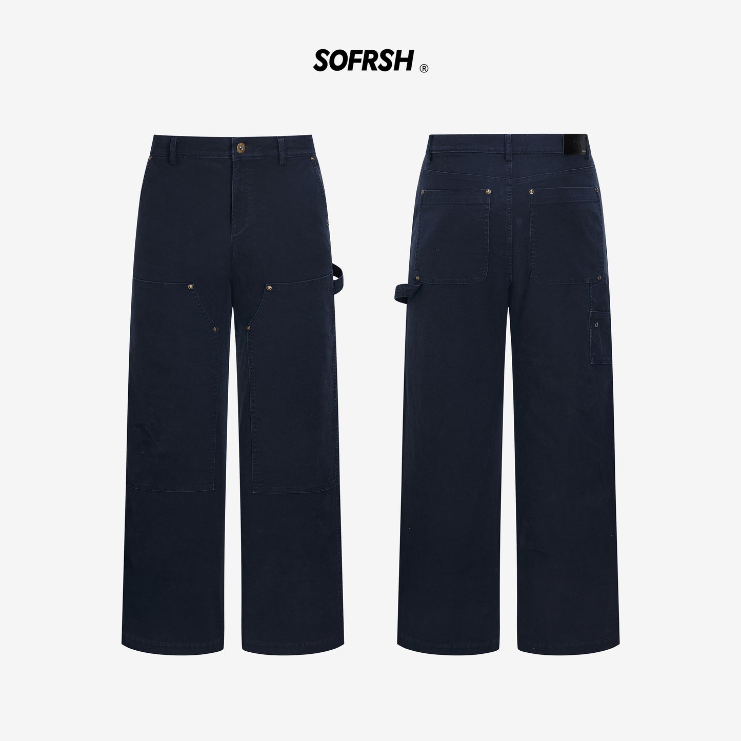 SOFRSH Cargo Pant - Dark Blue