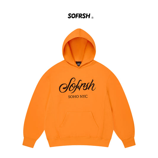 SOFRSH SOHO NYC Hoodie - Orange