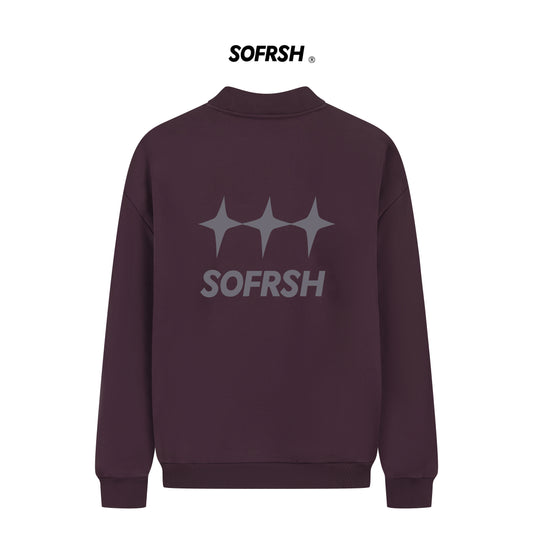 SOFRSH ICON Crewneck - Wine