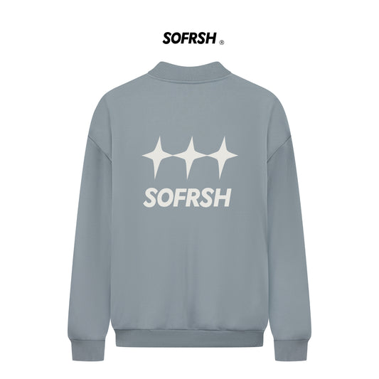 SOFRSH ICON Crewneck - Haze Blue