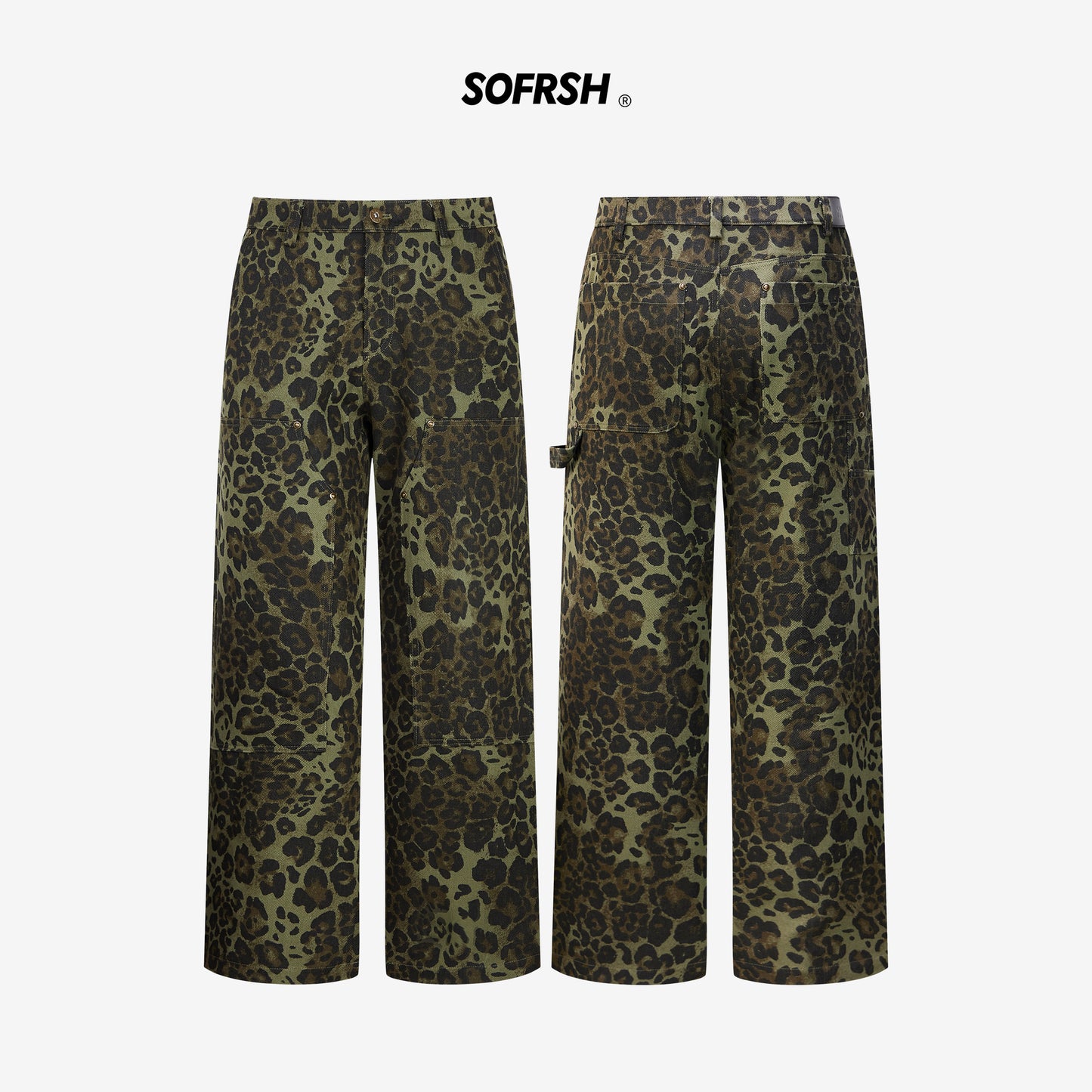 SOFRSH Cargo Pant - Leopard