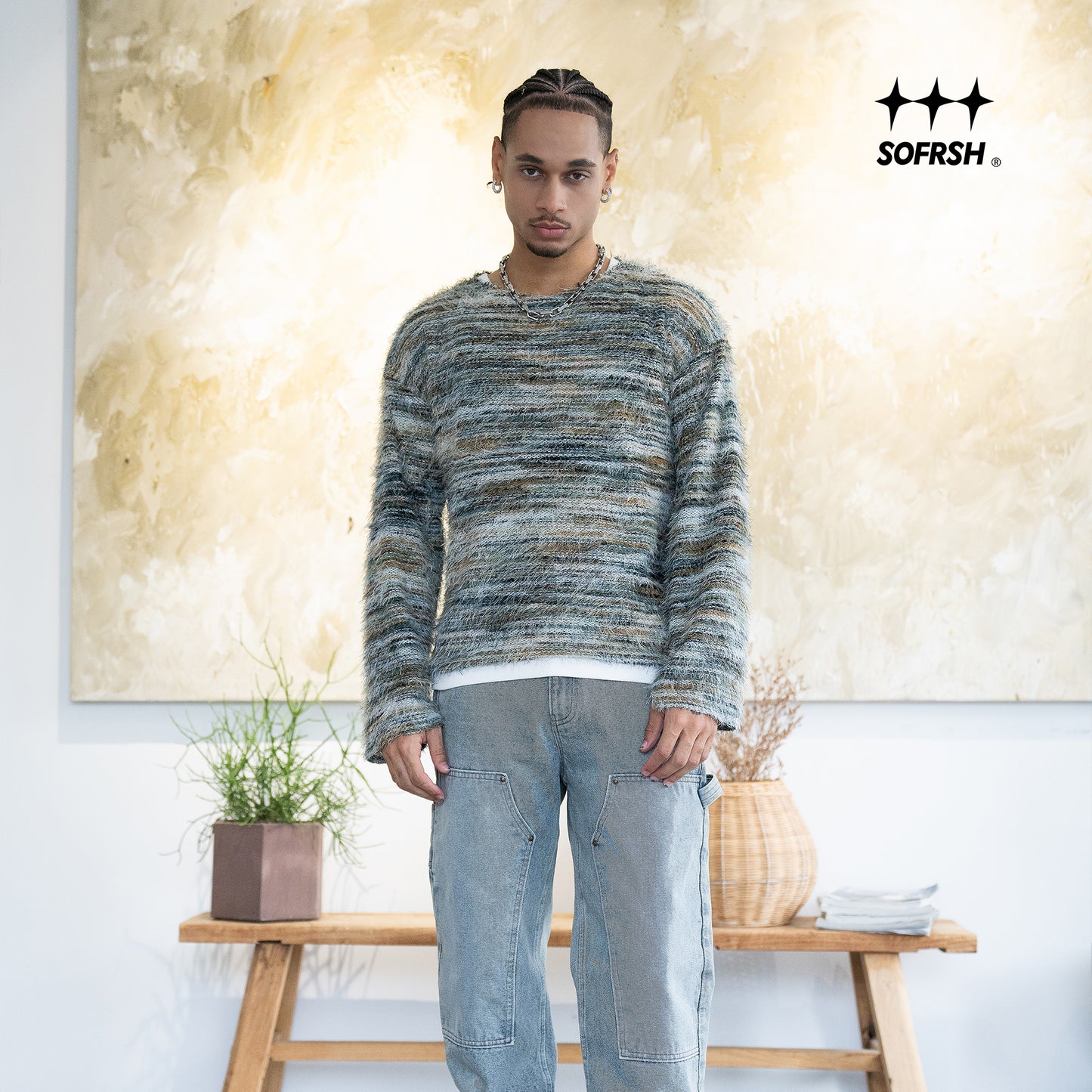 SOFRSH Mohair Sweater