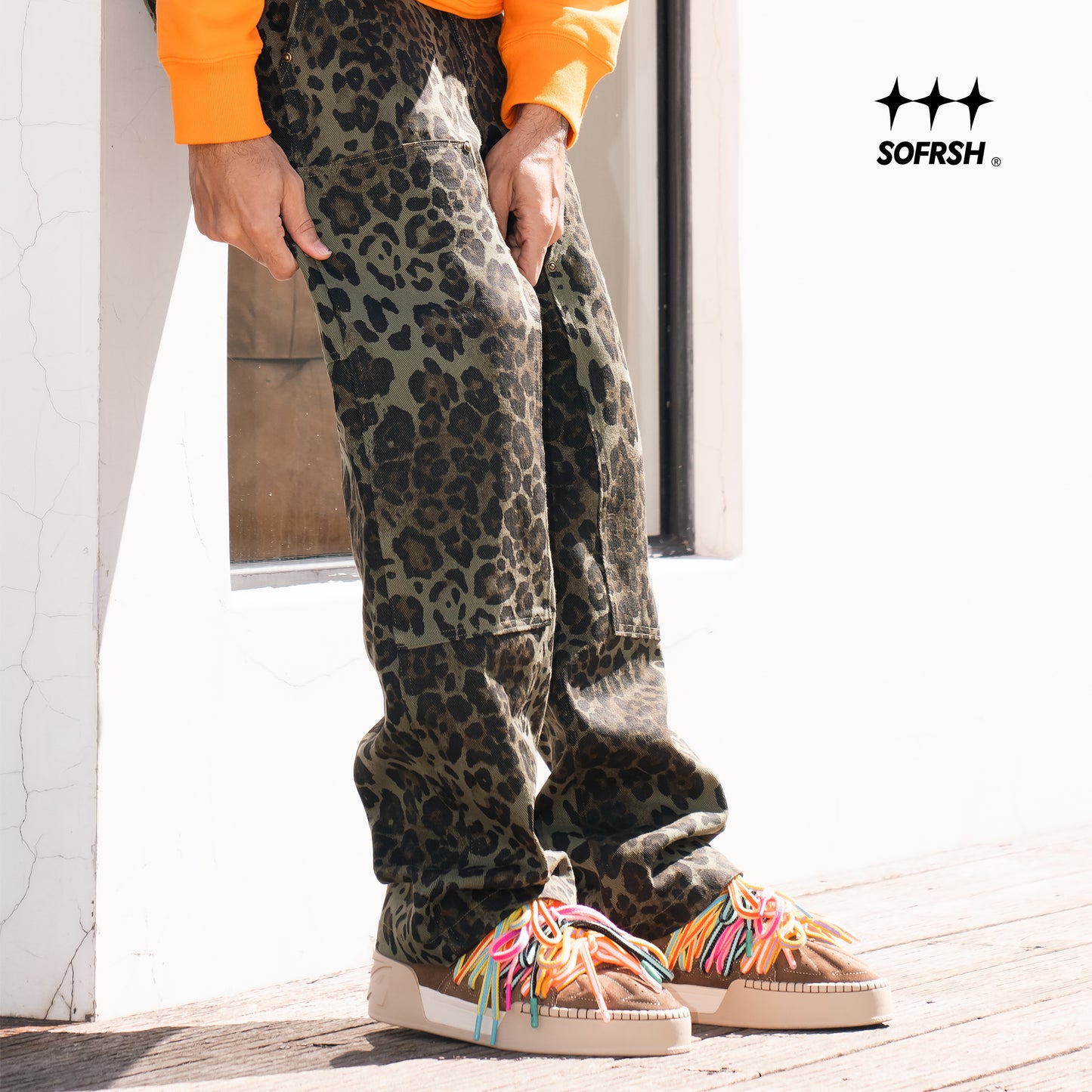 SOFRSH Cargo Pant - Leopard