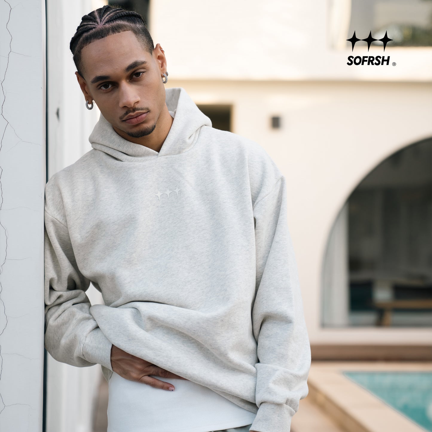 SOFRSH ICON Hoodie - Grey