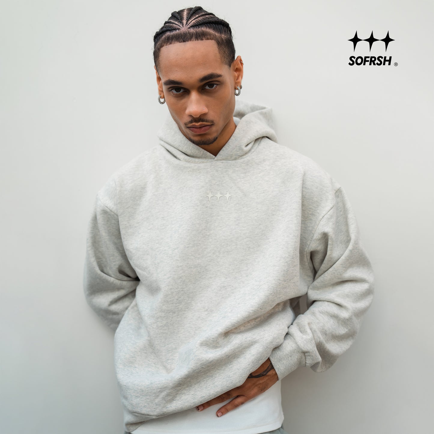 SOFRSH ICON Hoodie - Grey