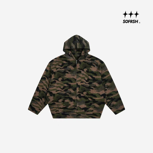 SOFRSH Camo Sherpa Hoodie - Camo