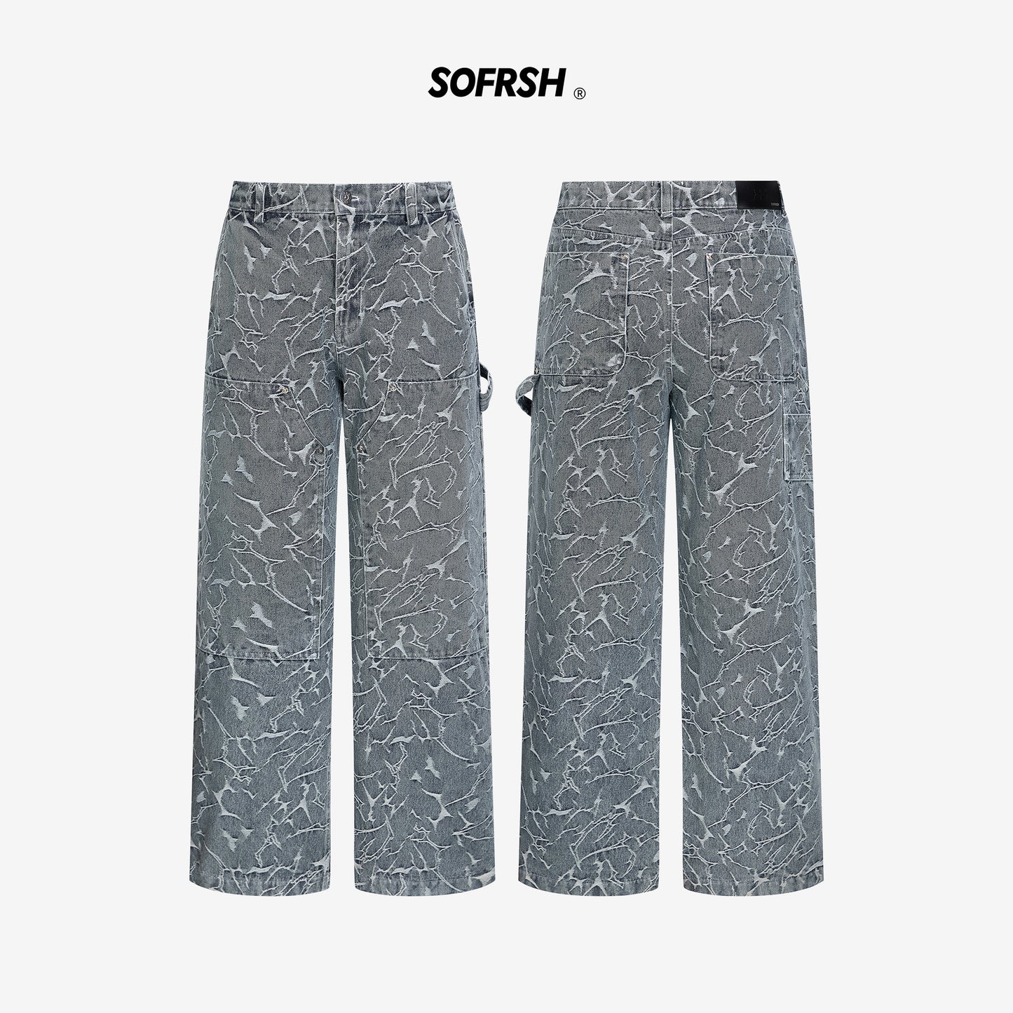 SOFRSH Cargo Jeans - Cement