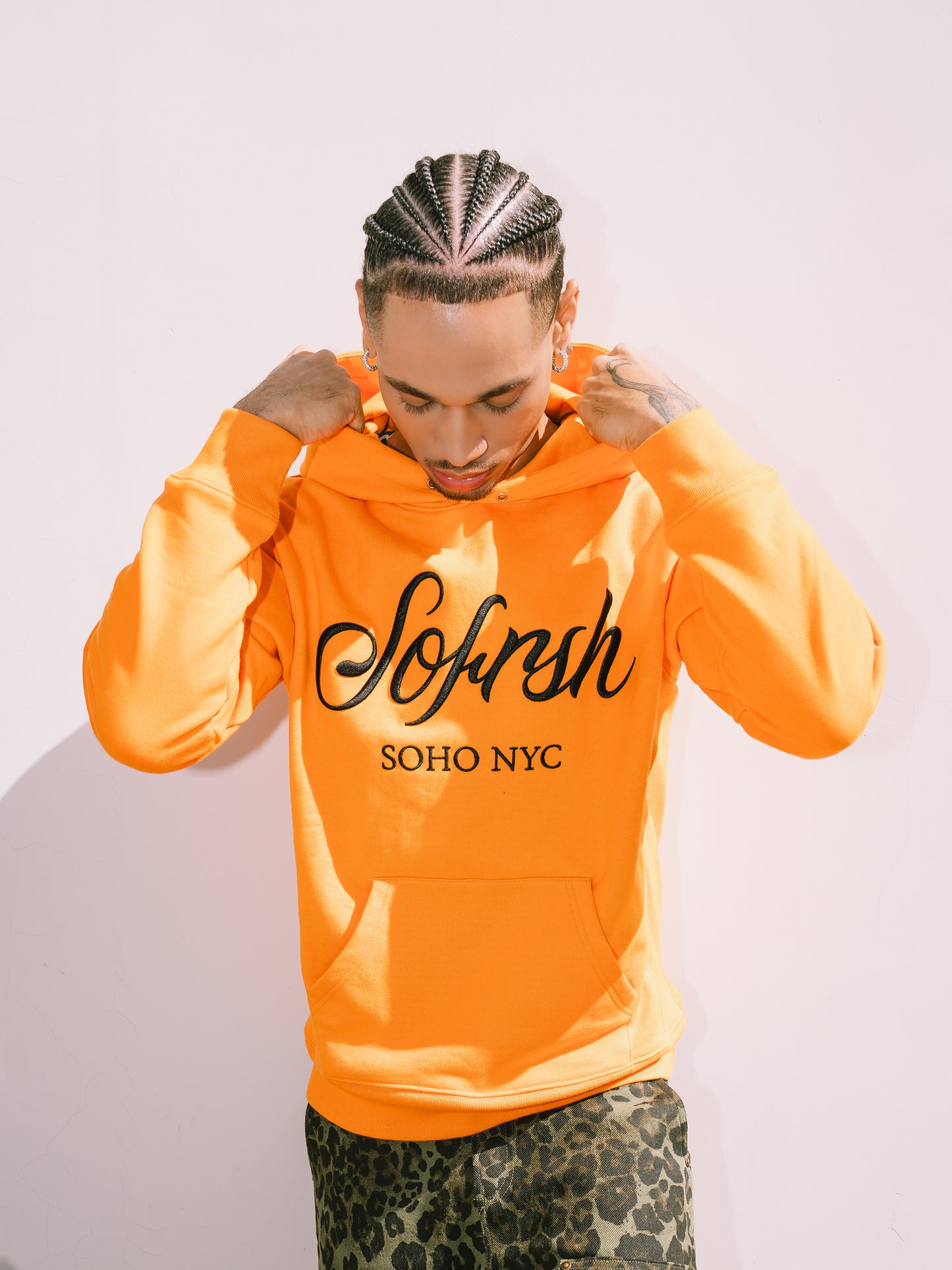 SOFRSH SOHO NYC Hoodie - Orange