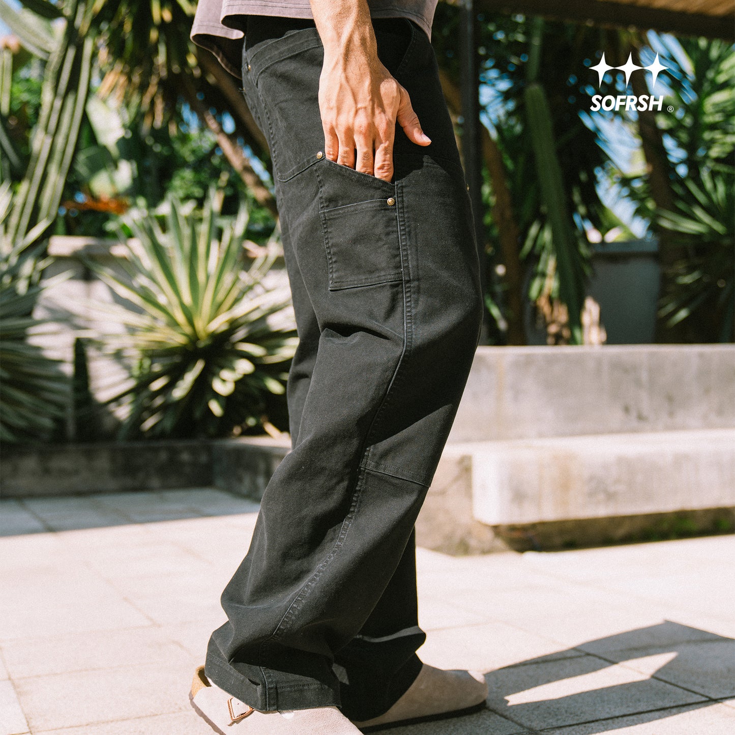 SOFRSH Cargo Pant - Black